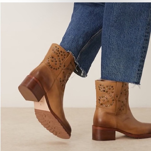 Free People Shoes - Free People Harmony Studded Leather Ankle Boot